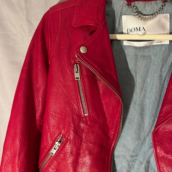 Red Leather Jacket - Picture 4 of 8